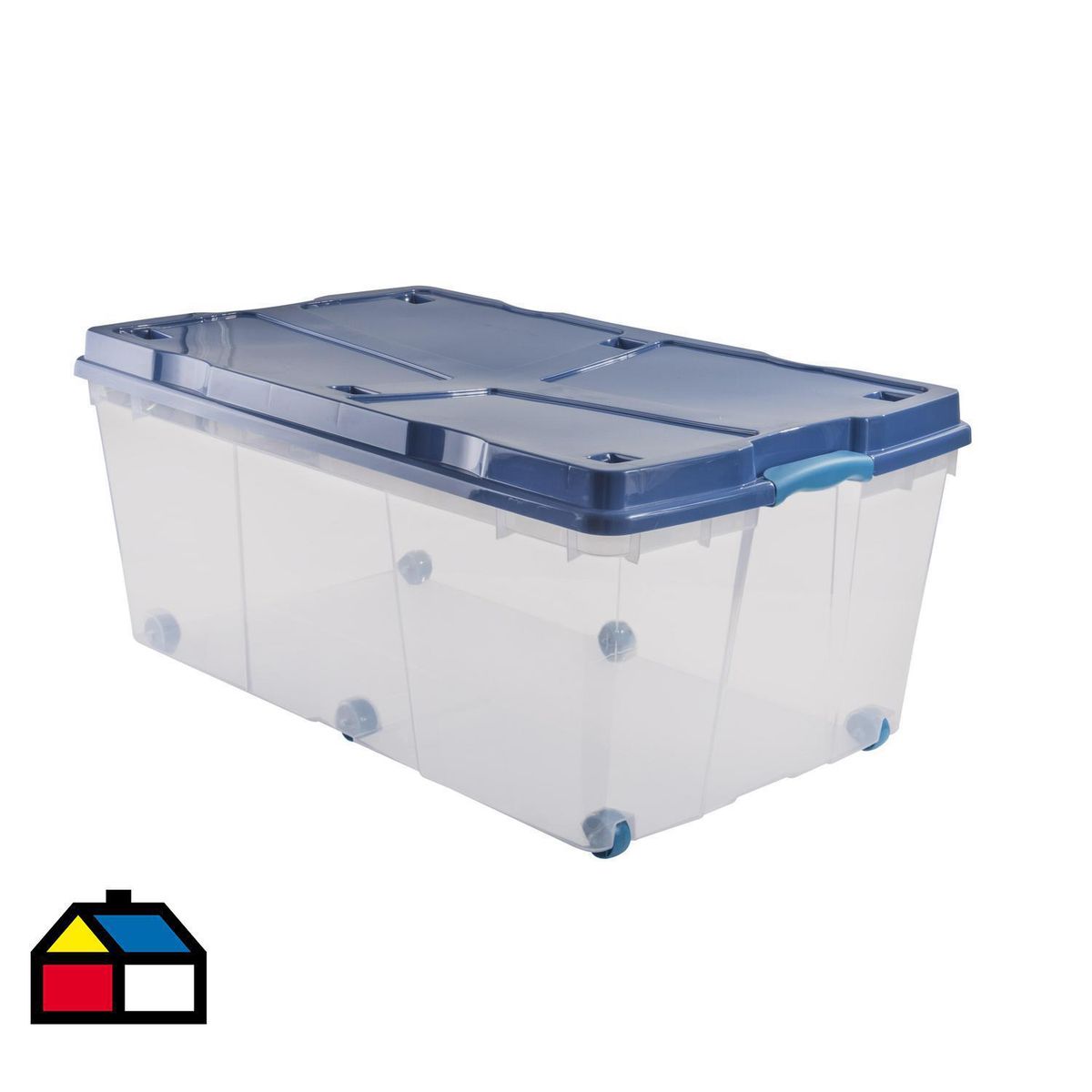 WENCO - Caja 49x34.5x81 cm 100 l Celeste