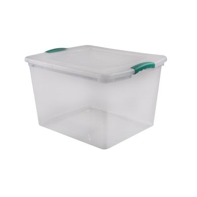 Caja organizadora Wenbox 45 litros 50x40x31 cm transparente