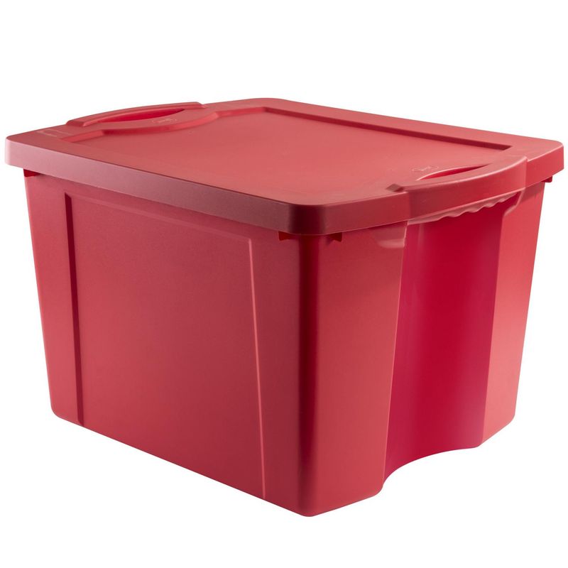 WENCO - Caja Organizadora 48.1x37.8x60.3 cm 75 l Rojo