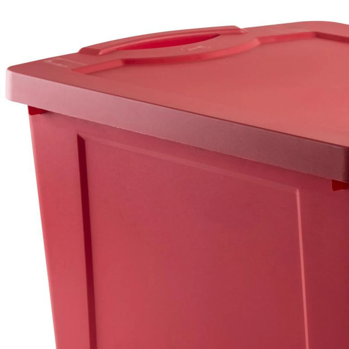 WENCO - Caja Organizadora 48.1x37.8x60.3 cm 75 l Rojo