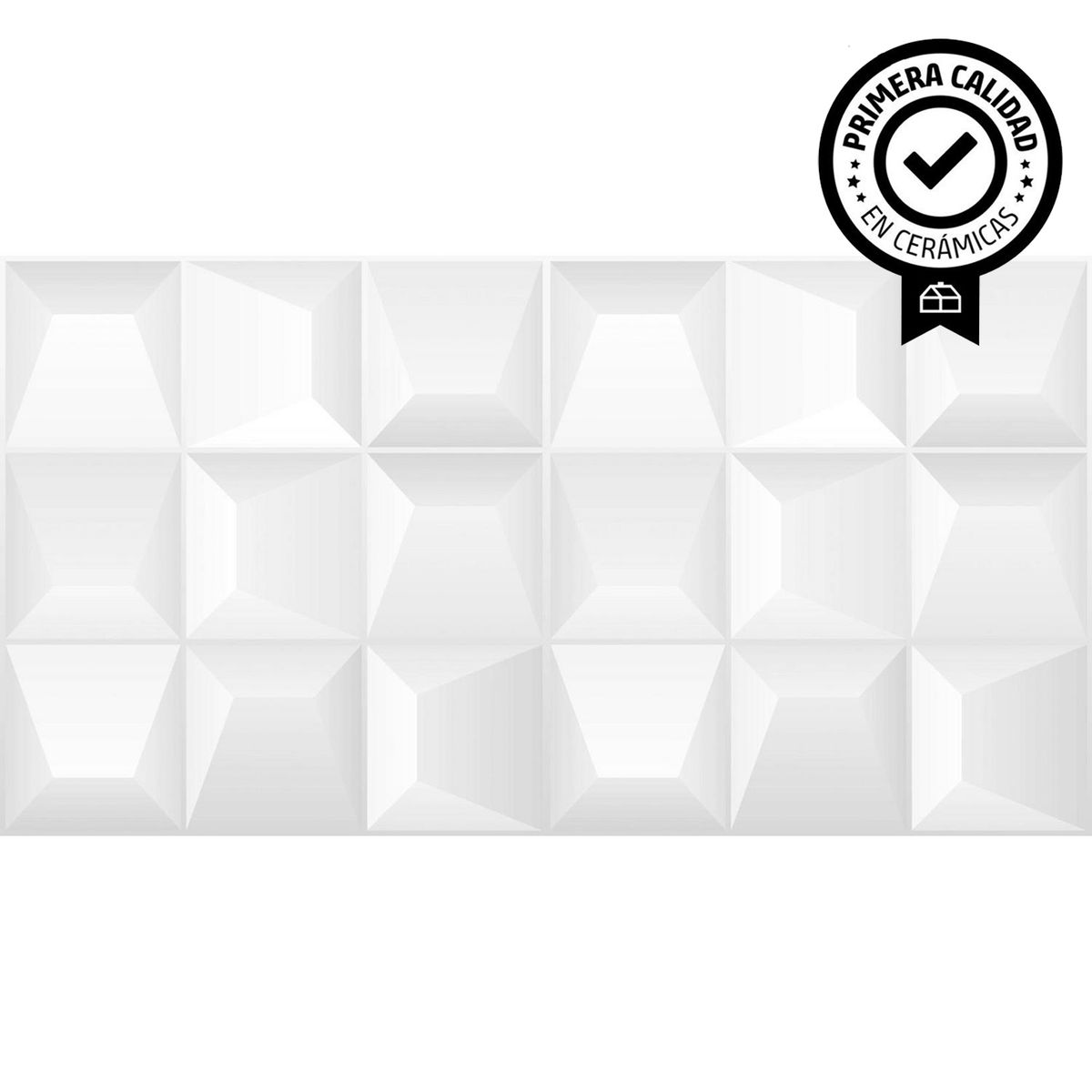 Cerámica 60x30 cm Diamante Blanco 1.31 m2, marca CORDILLERA - Foto Principal