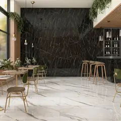 CORDILLERA - Porcelanato 60x120 cm Statuario Blanco 2.16 m2