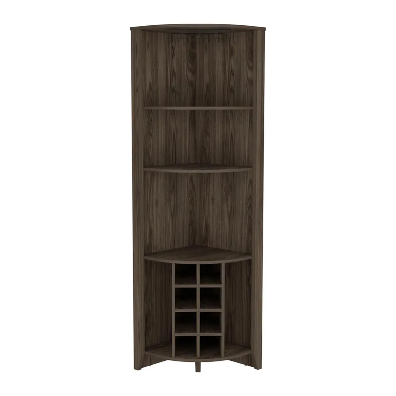 TUHOME - Bar Esquinero Essential 49x180.6x49 cm Coñac