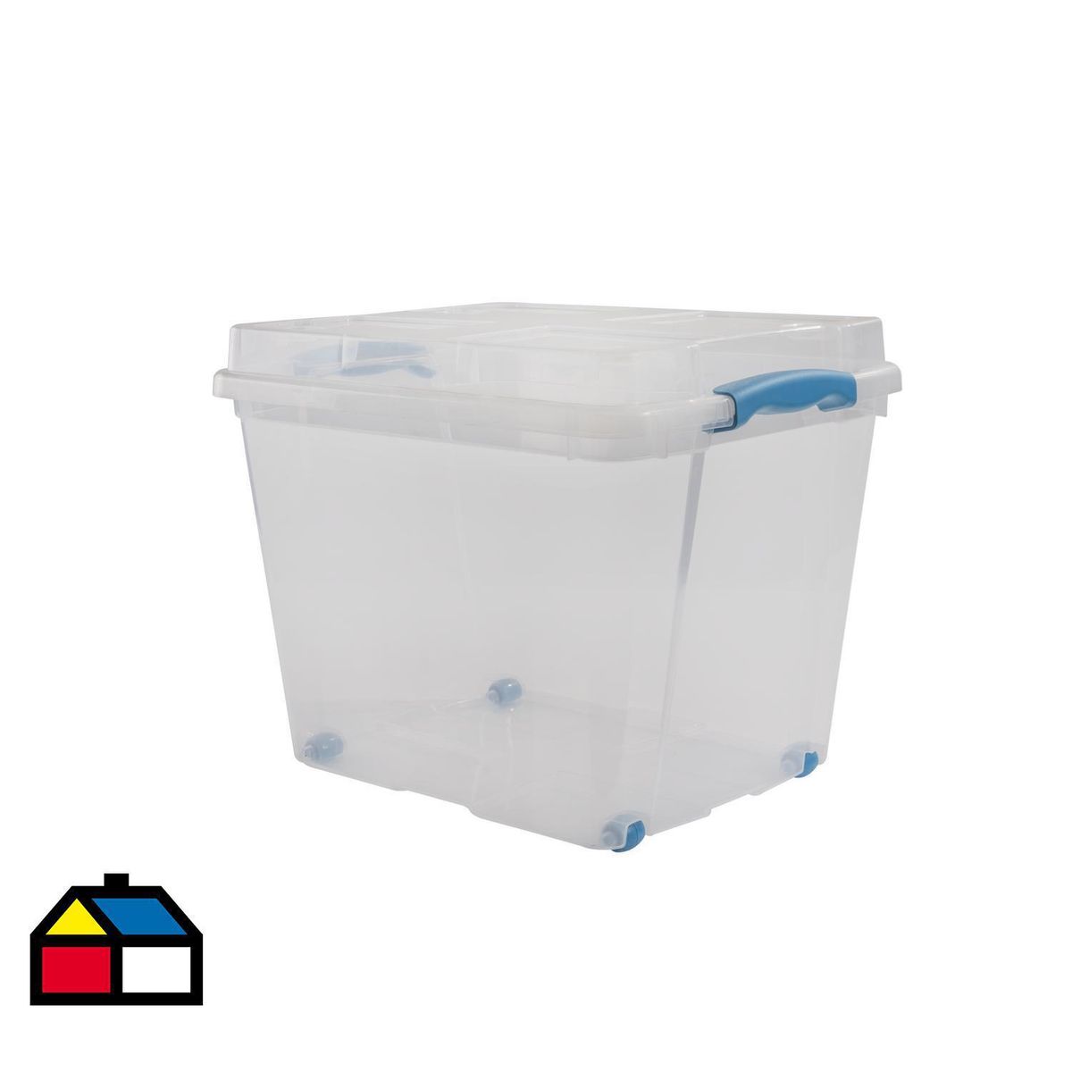 WENCO - Caja 30.3x30.7x39.7 cm 27 l Transparente