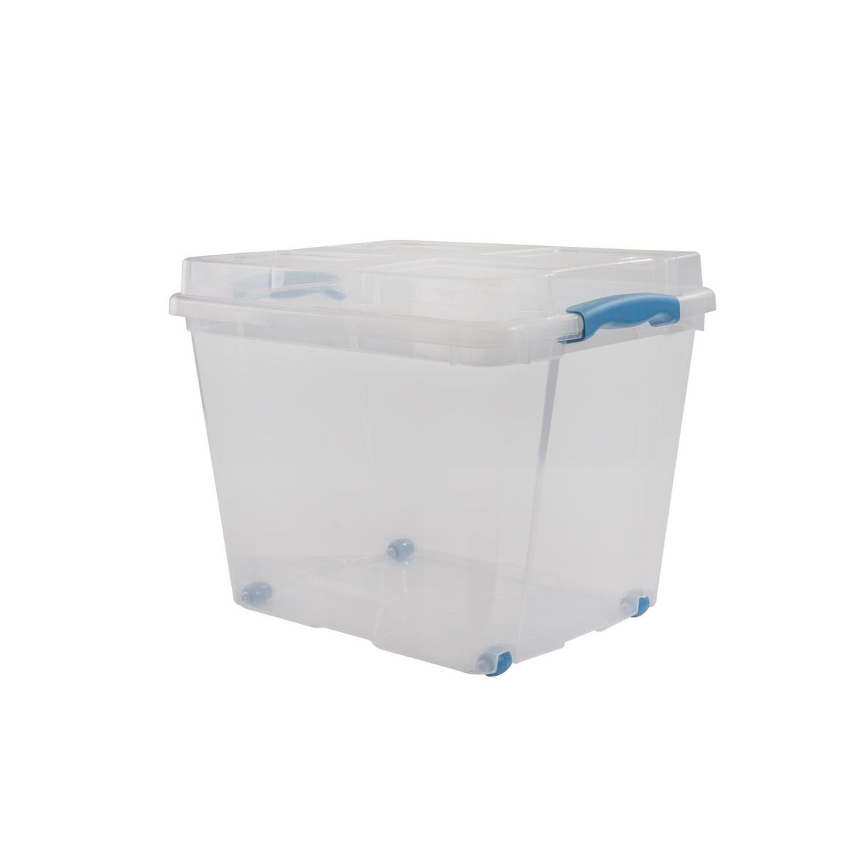 WENCO - Caja 30.3x30.7x39.7 cm 27 l Transparente