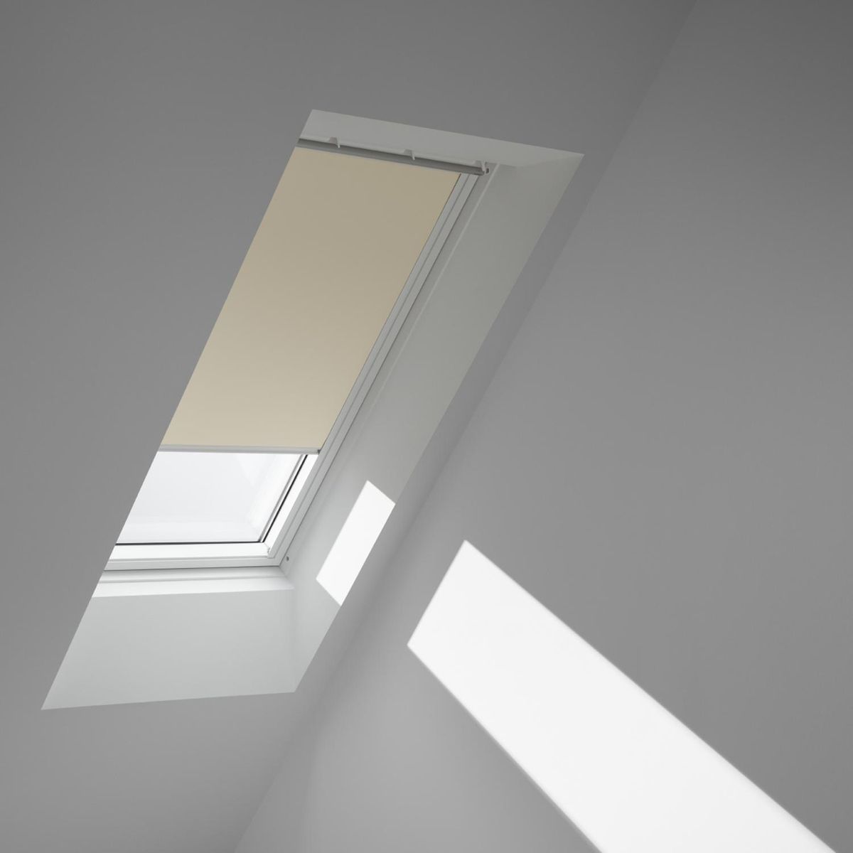 VELUX - Cortina blackout beige para ventana techo 55x78 versión V22