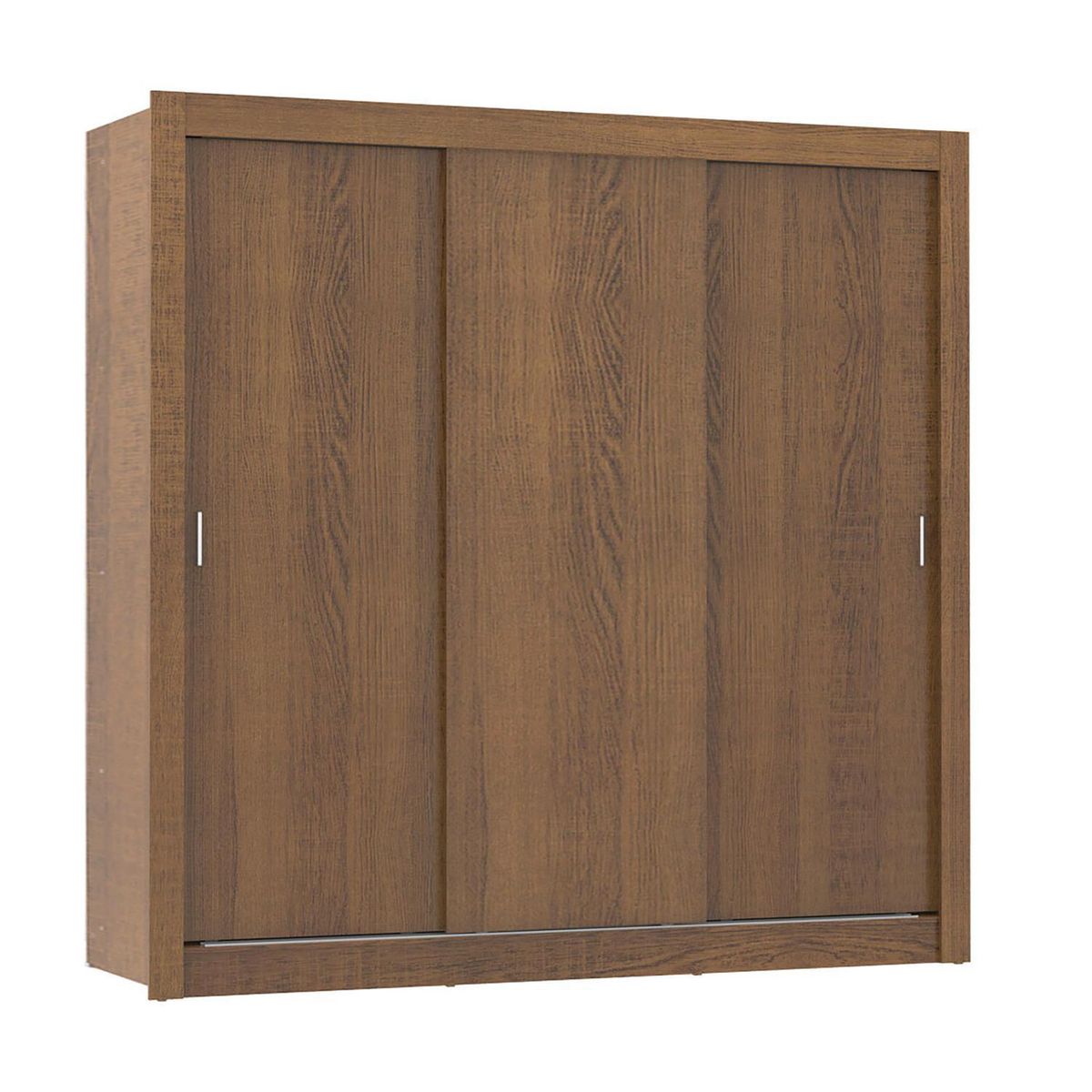 VEKKAHOME - Clóset Monaco 3 Puerta(s) 7 Repisa(s) 46xx170 cm Café