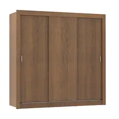 VEKKAHOME - Clóset Monaco 3 Puerta(s) 7 Repisa(s) 46xx170 cm Café
