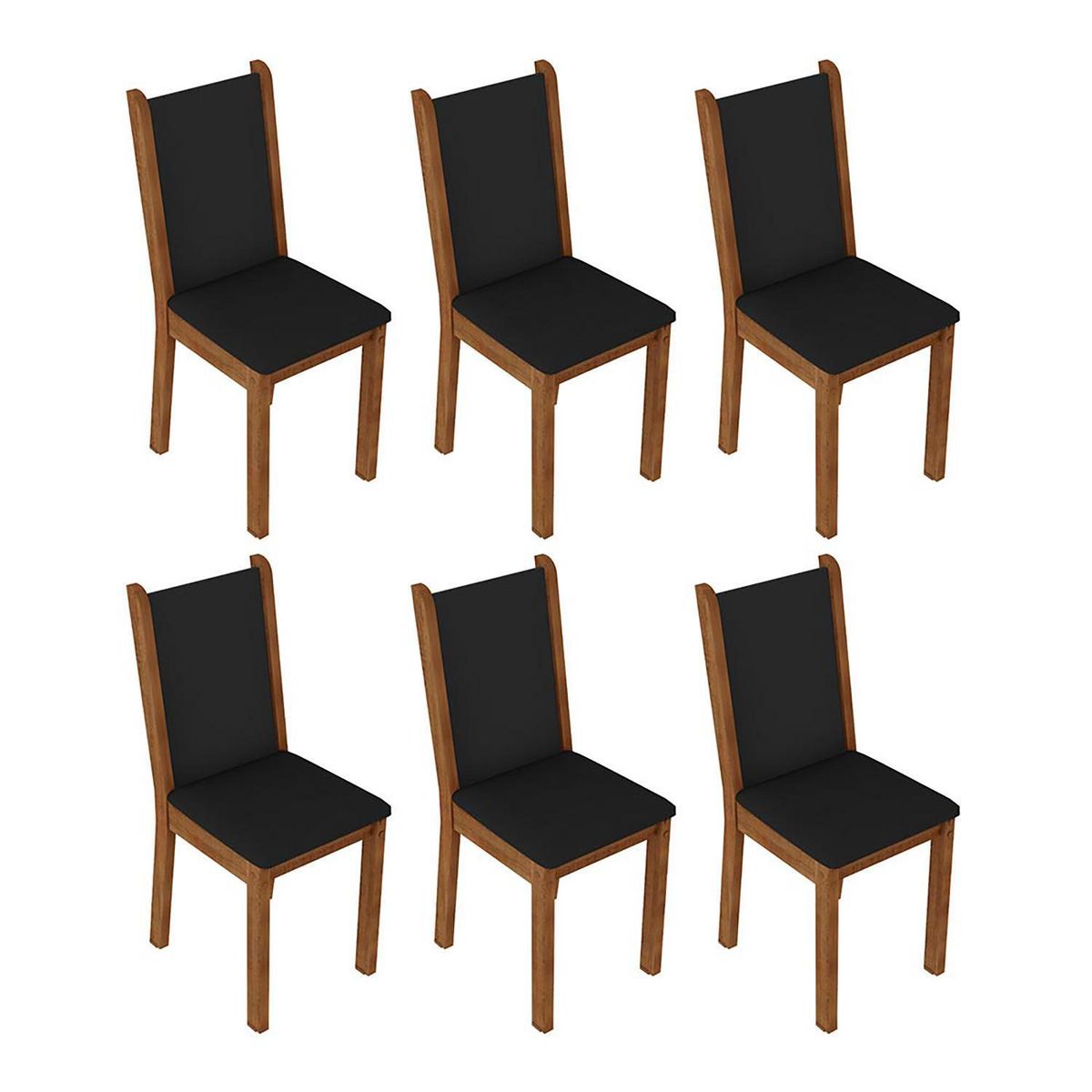 VEKKAHOME - Silla Suecia Gris 102x46x60 cm