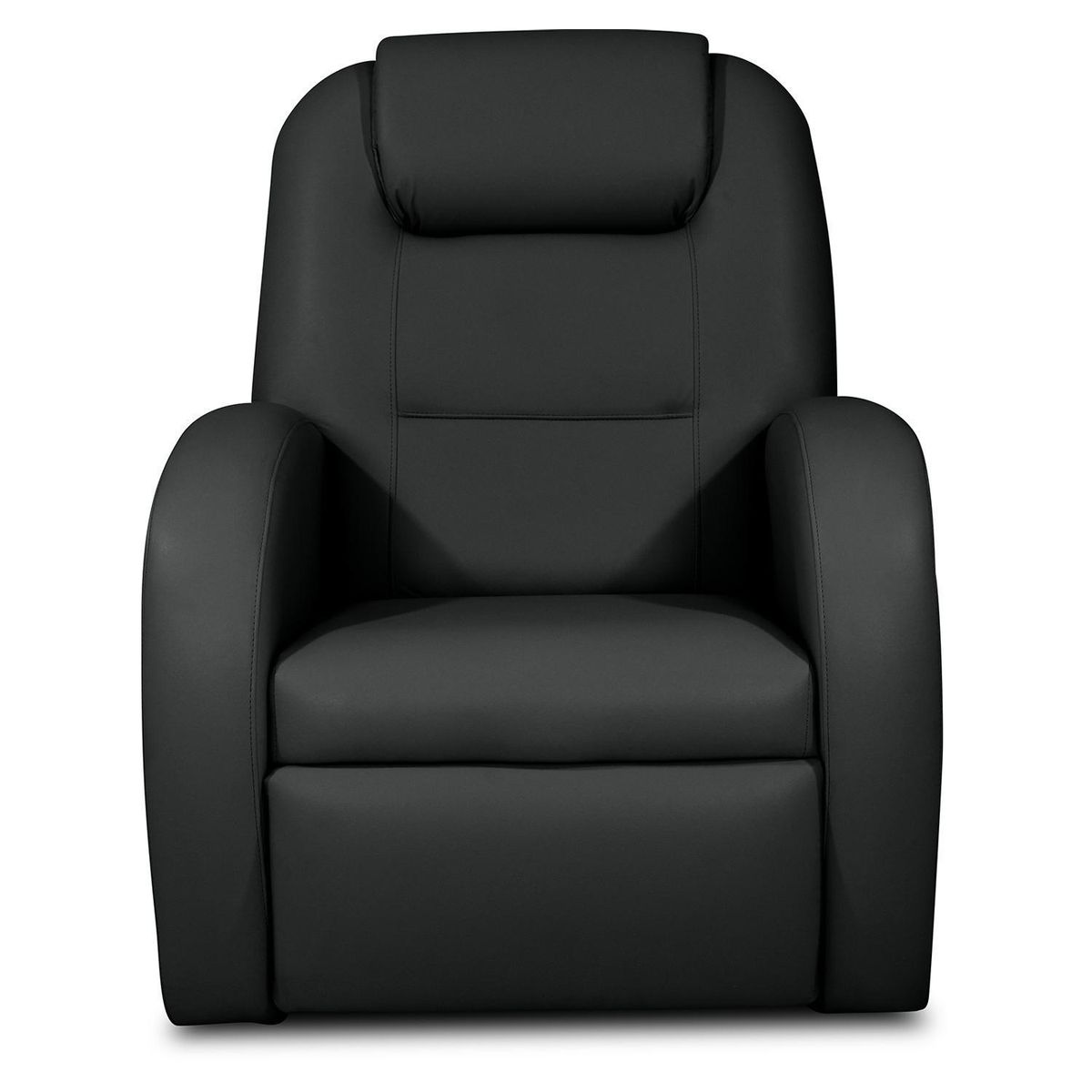 VEKKAHOME - Bergere 1 cuerpo Civic 78x104x94 cm Negro