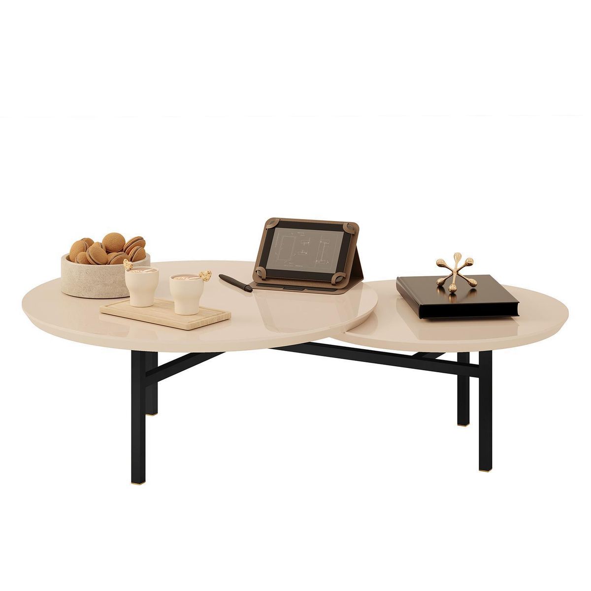 VEKKAHOME - Mesa de centro Charlote