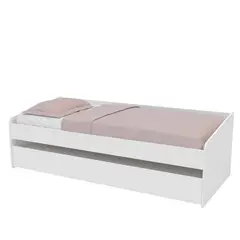 VEKKAHOME - Cama Nido Gandu 1 plaza Blanco