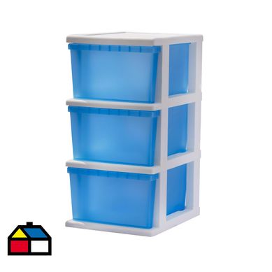 Mueble modular azul