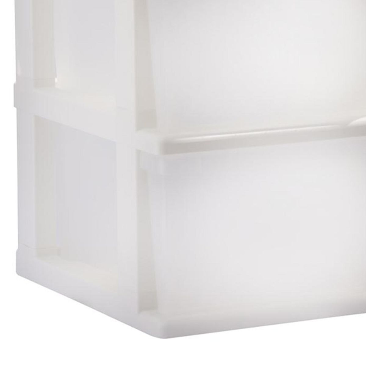 WENCO - Mueble 32x63x39 cm 78.6 l Blanco