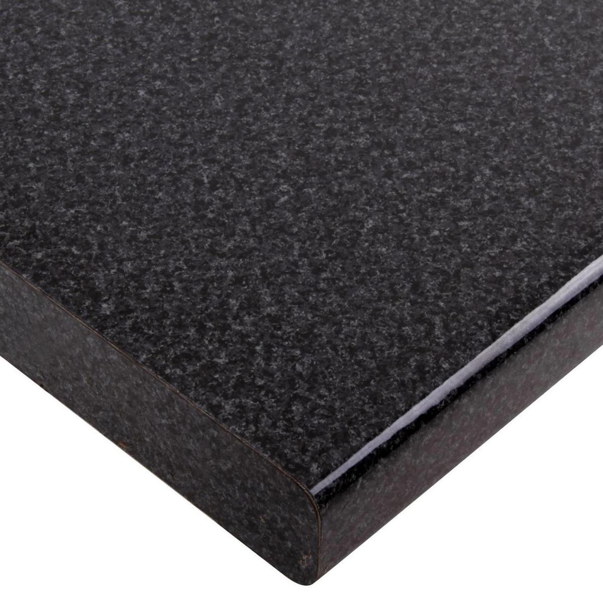 FILHER - Cubierta Postformada 62x240 cm de Melamina Granito Negro