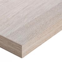 Cubierta Recta Compacta 62x240 cm de Melamina Savannah Oak Weat