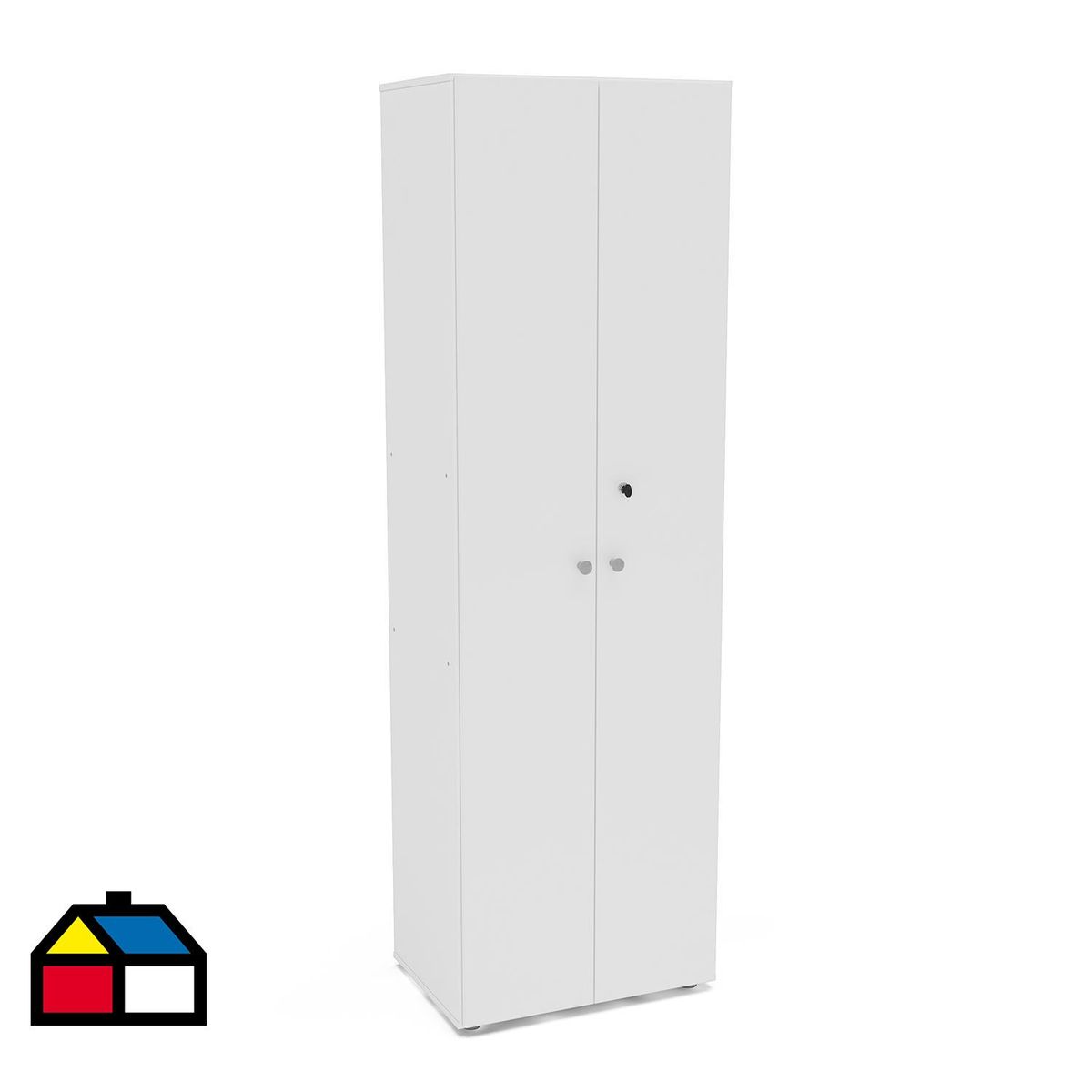 VEKKAHOME - Gabinete Cajamar MDP 5 Nivel(es) 37x169.8x53.2 cm Blanco