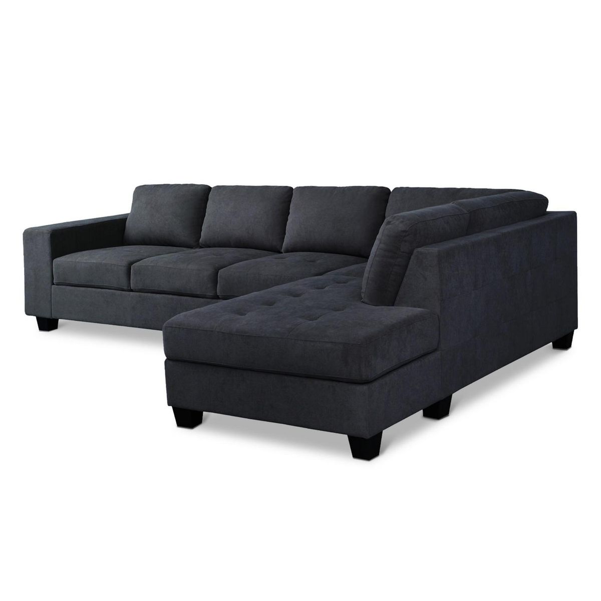 CIC - Sofá Seccional 5 cuerpos Tamesis 313x86x212 cm Gris