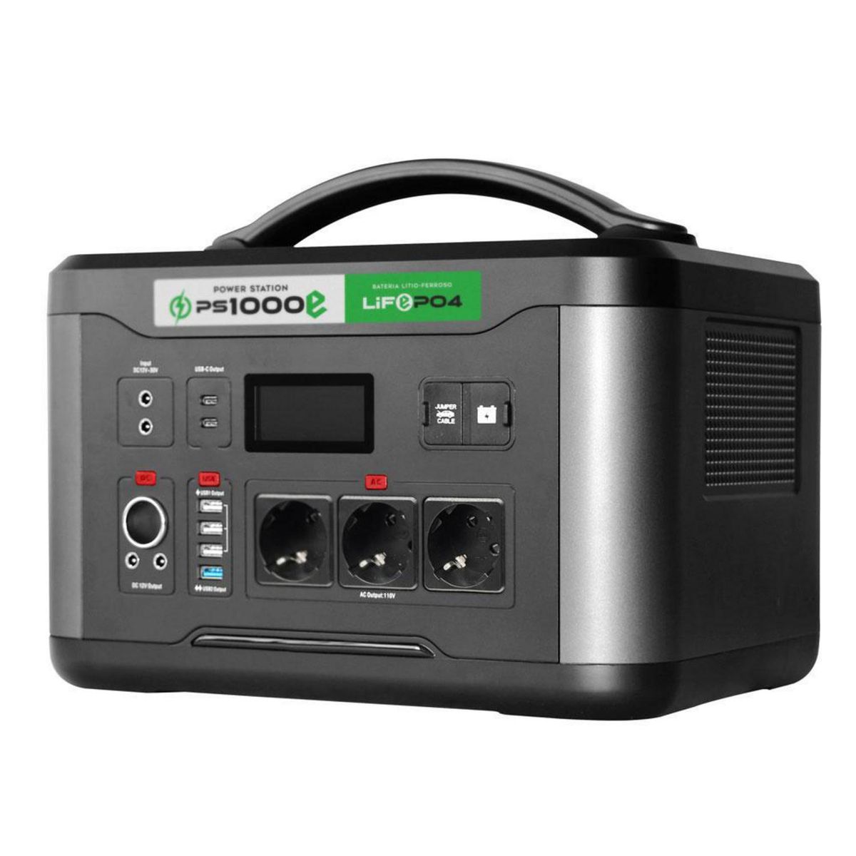 KOLVOK - Generador eléctrico solar portátil 1.000W