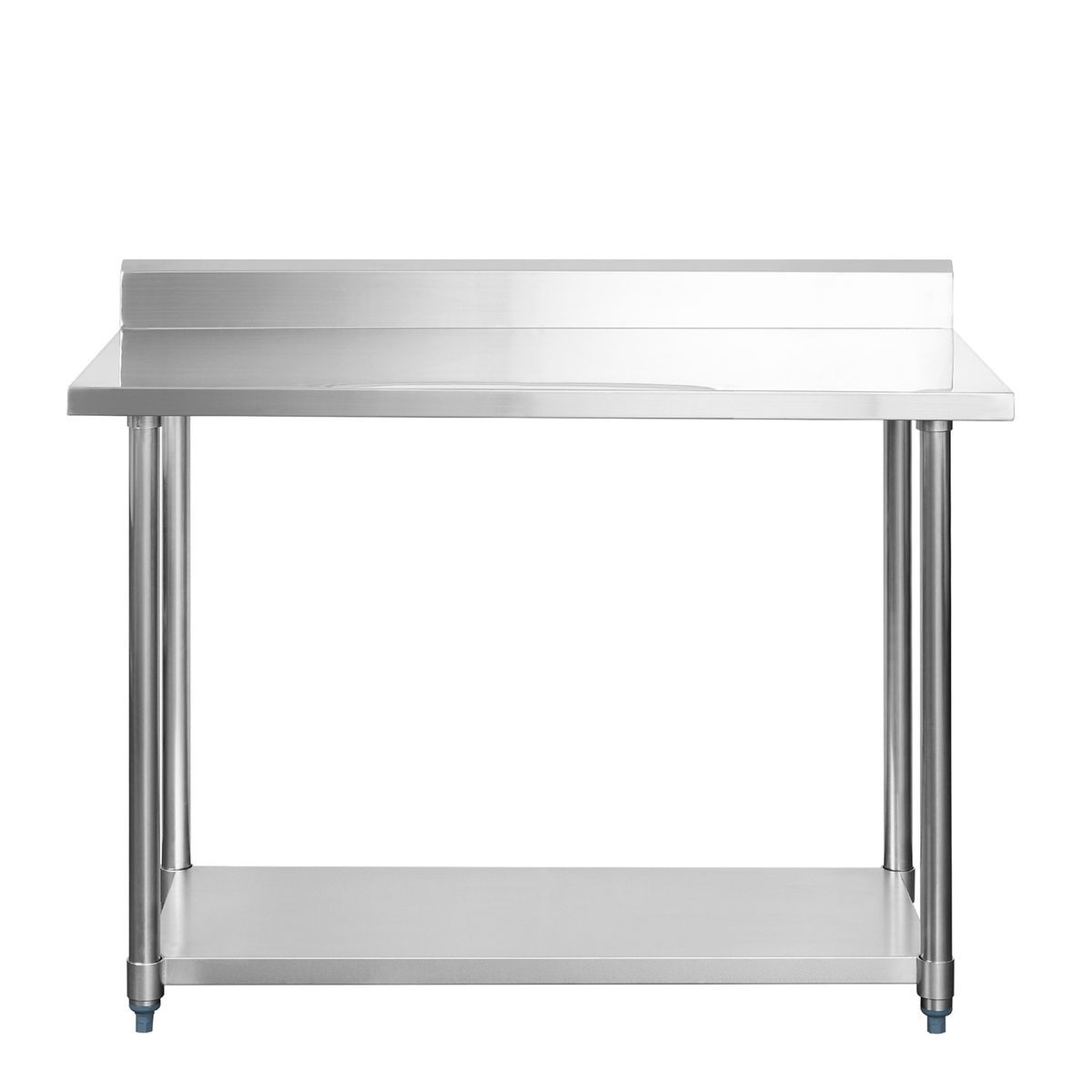 VENTUS - Meson de trabajo Mural con repisa inferior Eco 60x120 cm de Acero Inoxidable Inox