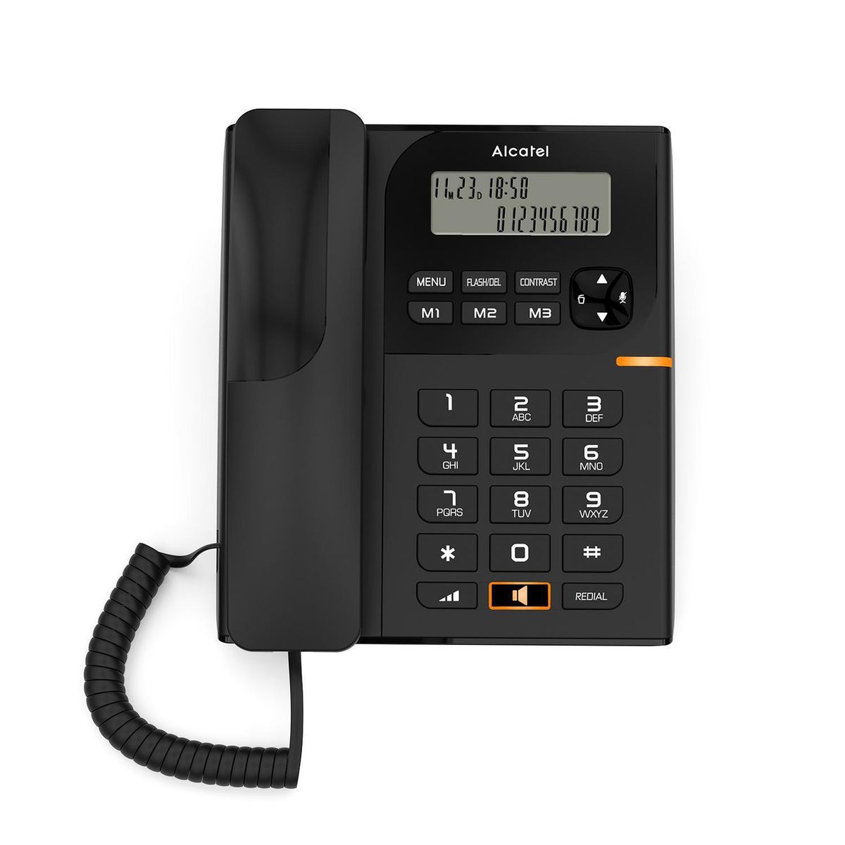 ALCATEL - Teléfono sobremesa manos libres T58 negro