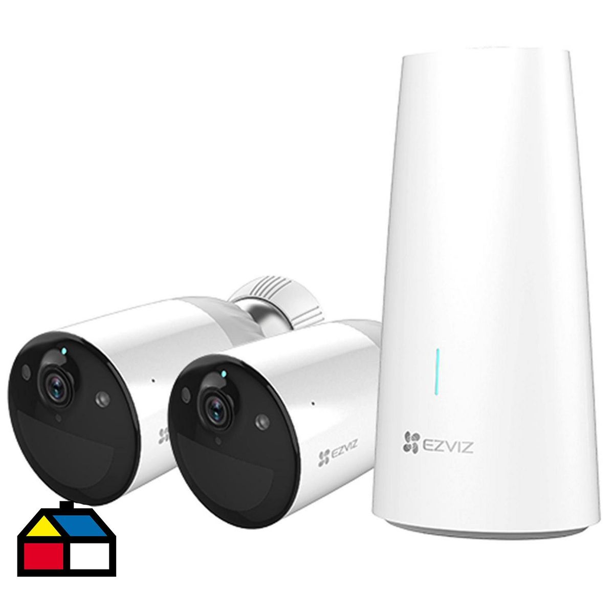 EZVIZ - Kit de seguridad smart DVR + 2 cámaras CS-BC1-B2