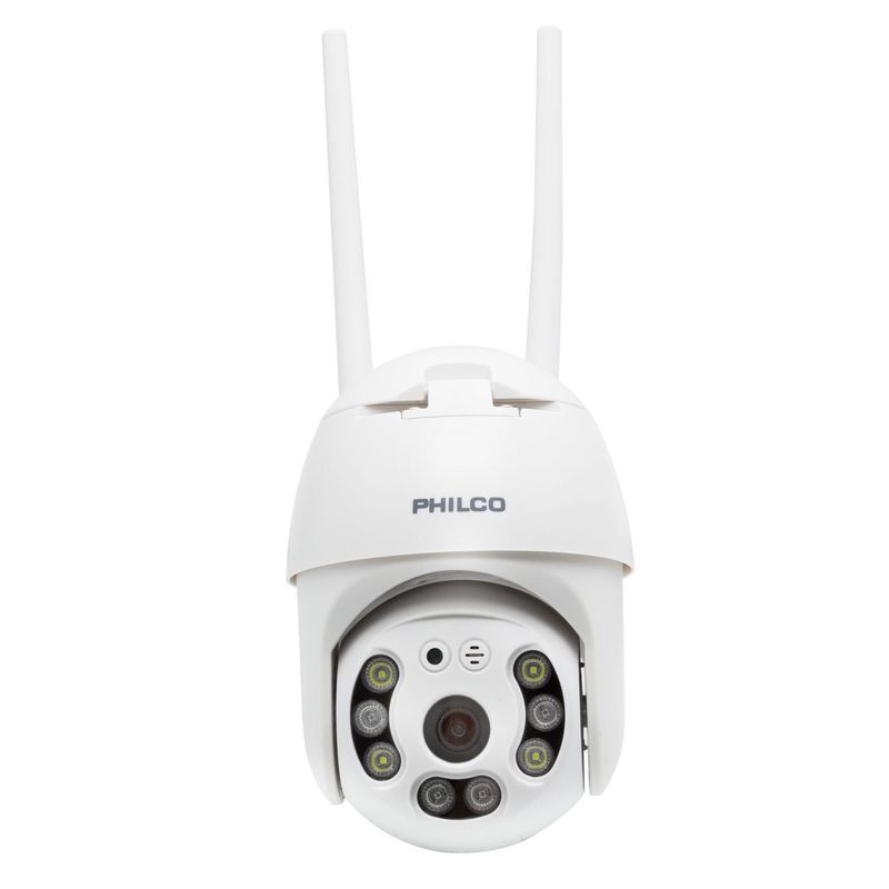 PHILCO - Cámara de seguridad IP 1080P PTZ 2.0 MP H265  APP V380