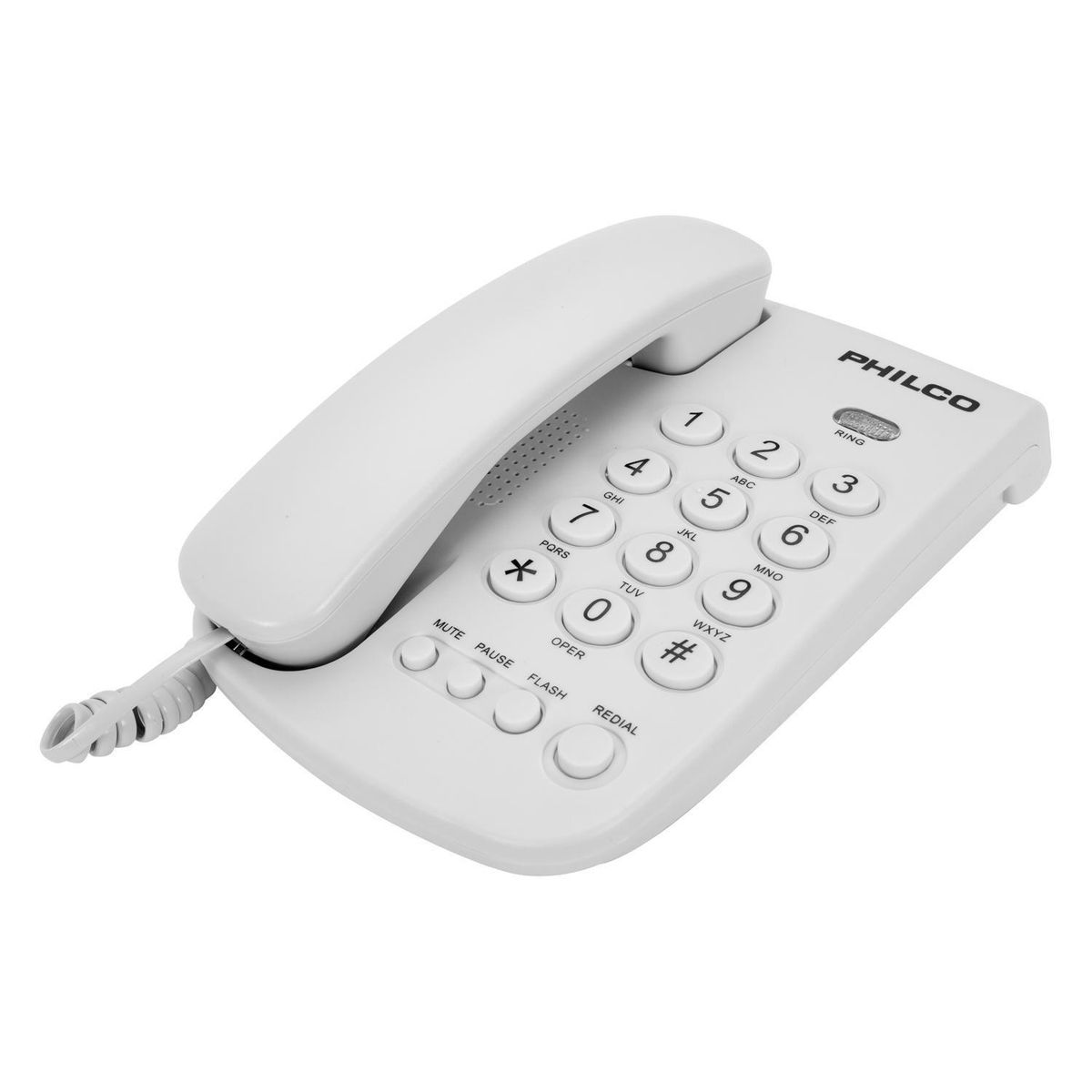 PHILCO - Teléfono de sobremesa blanco
