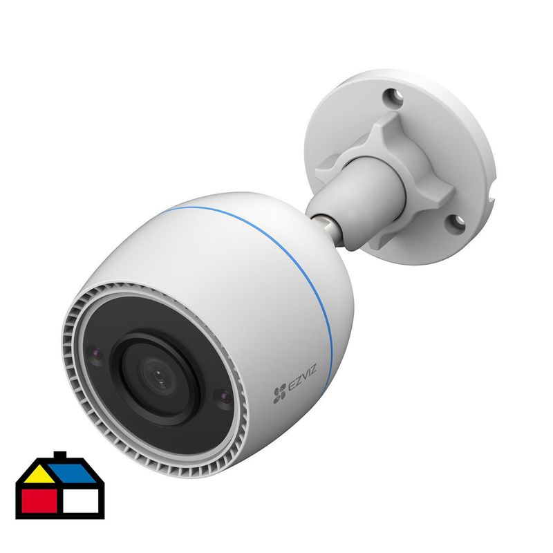 EZVIZ - Cámara de seguridad smart exterior fija 4MP CS-H3C-R100-1J4WKFL