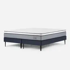 ROSEN - Cama Indie 2 plazas Azul