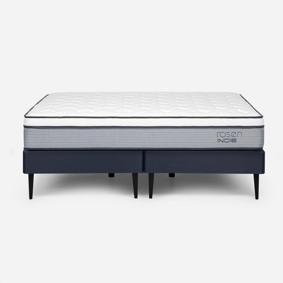 ROSEN - Cama 2 plazas Europea Indie Azul