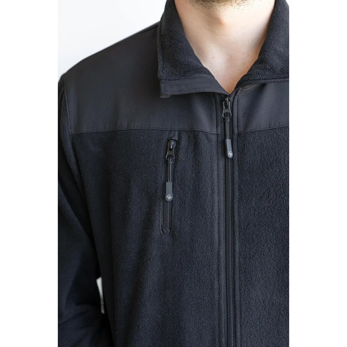 TOPSAFE - Chaqueta Polar Premiun Térmica Hombre Negra T. M