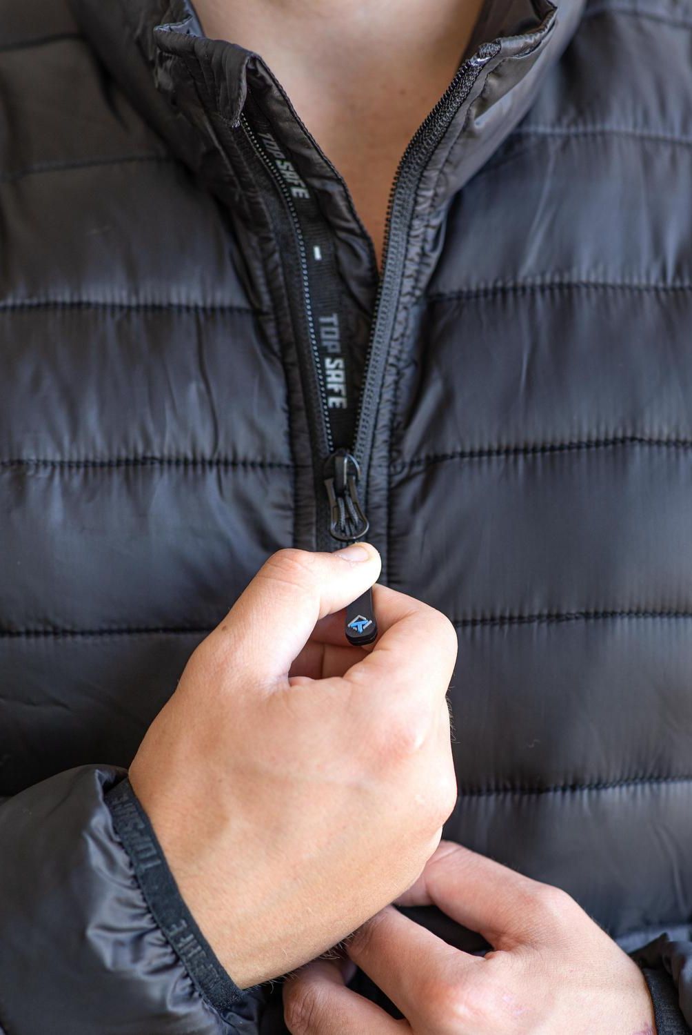 TOPSAFE - Parka Térmica Negra Talla M