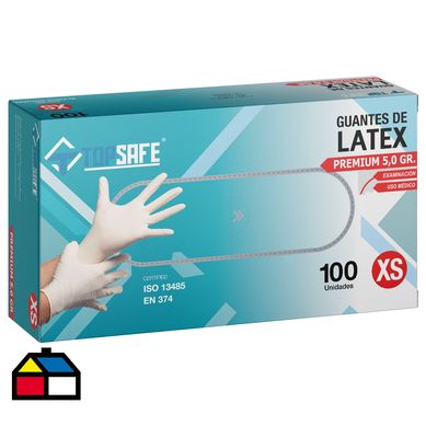 Guante Latex 5,0 Grs. Talla M