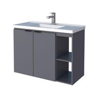 Vanitorio Aéreo Aster Gris 80x59x36 cm