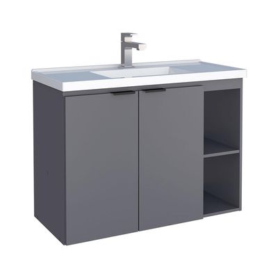 Imagen 2 del producto Vanitorio Aéreo Aster Gris 80x59x36 cm