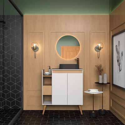 Imagen 2 del producto Vanitorio Lotus Beige 80x90x37 cm