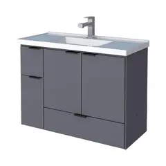 VEKKAHOME - Vanitorio Aéreo Orquidea Gris 82x63x38 cm