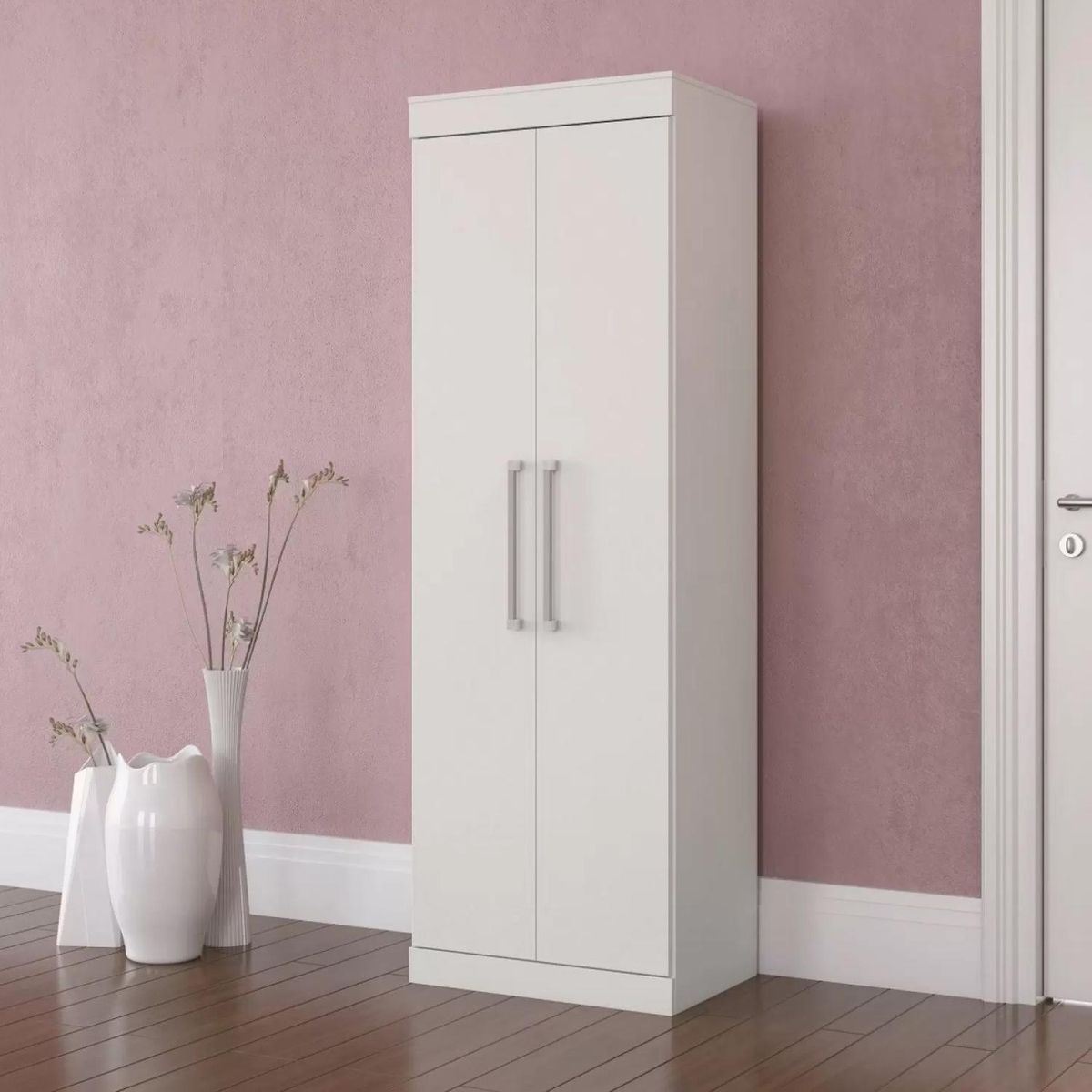 ONESSTA - Clóset Multiuso 2 Puerta(s) 6 Repisa(s) 61xx40 cm Blanco