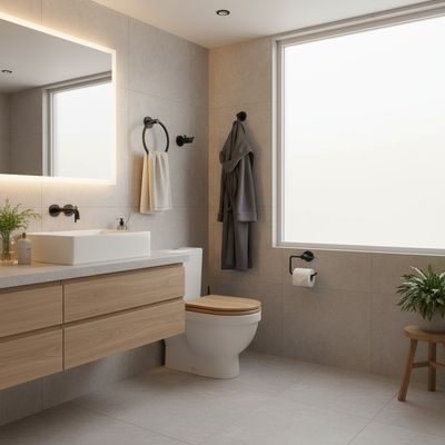 Imagen 2 del producto Kit De Accesorios Para Baño 3 Piezas Hogar