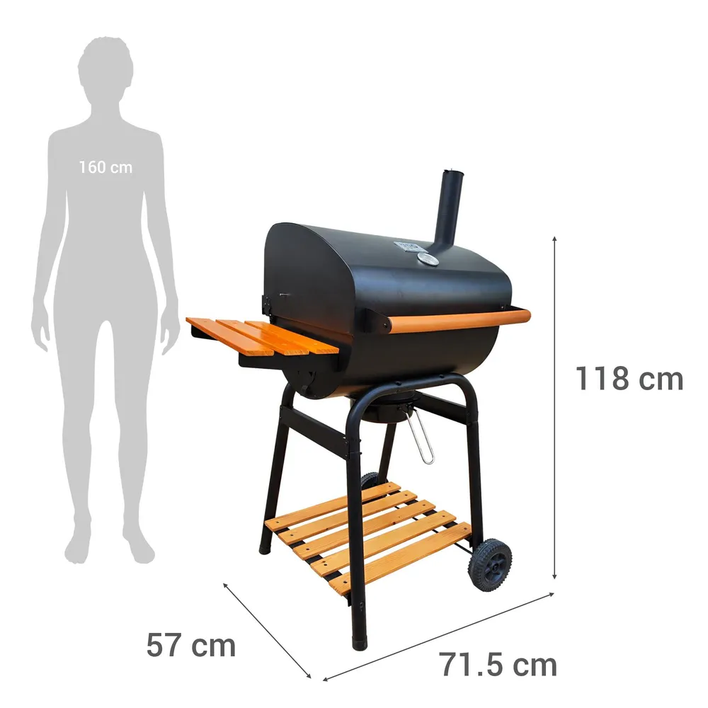 Bbq Grill Misuri Carbón Negro, foto 6