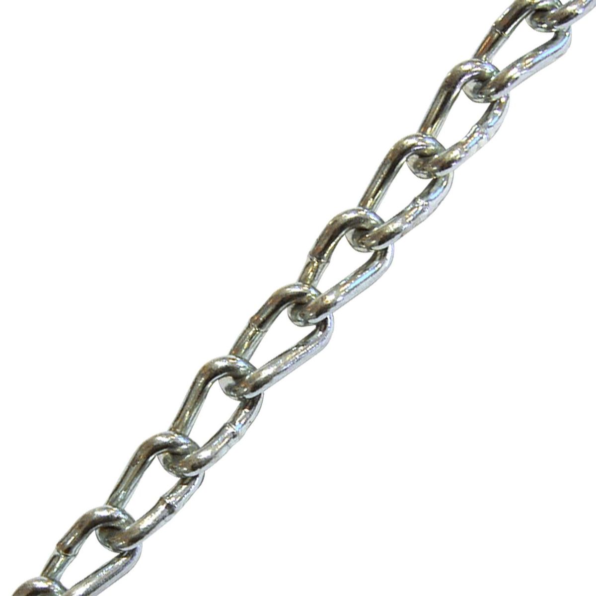 MAMUT - Cadena decorativa diámetro 3.0 x 17 zincado 2 metros