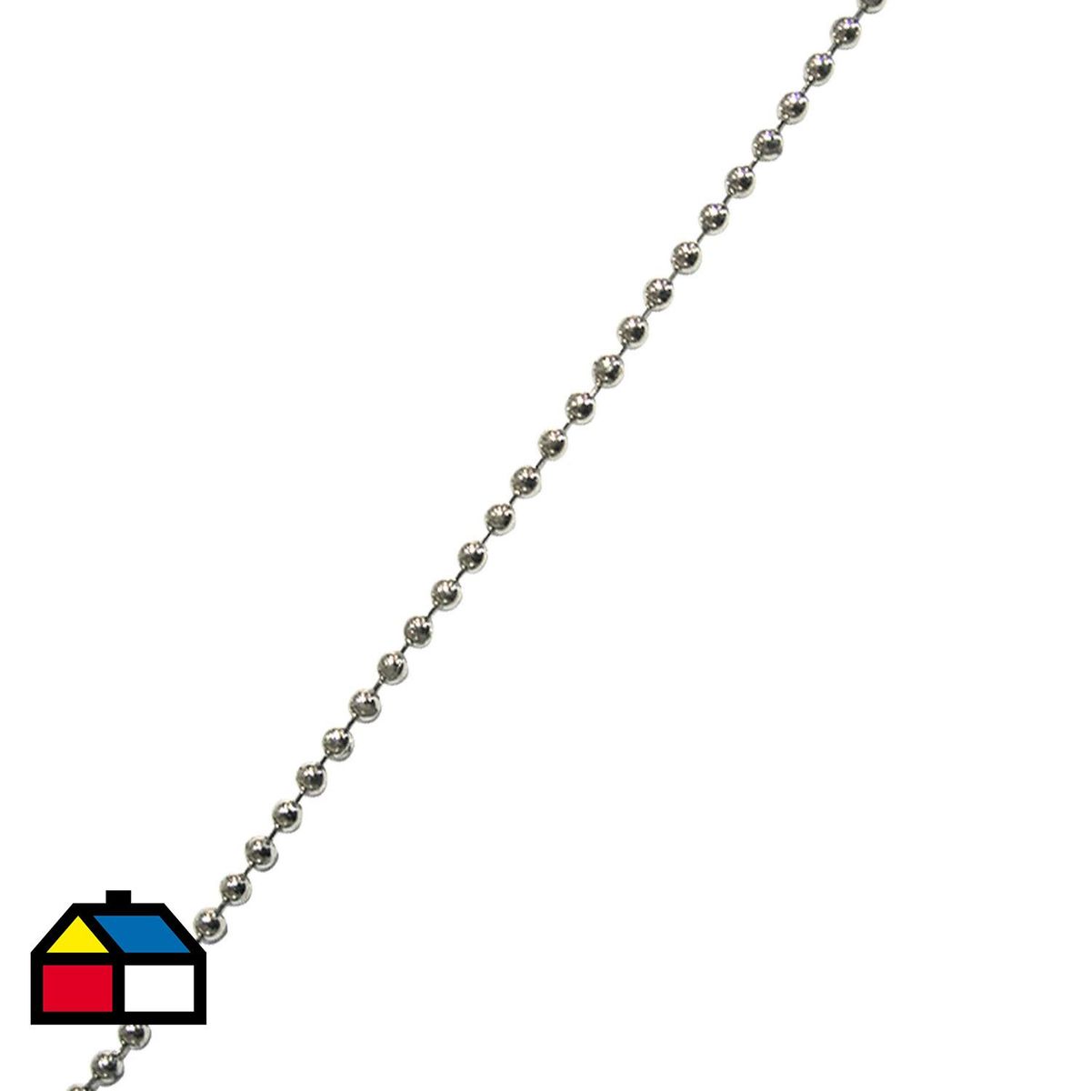 MAMUT - Cadena decorativa diámetro 3.0 x 6 cromado 2 metros