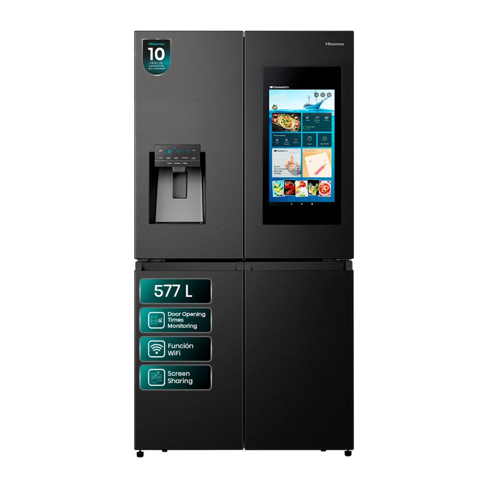 Refrigerador Cross Door Multidoor No Frost 577 Litros Negro RQ697HB, foto 2
