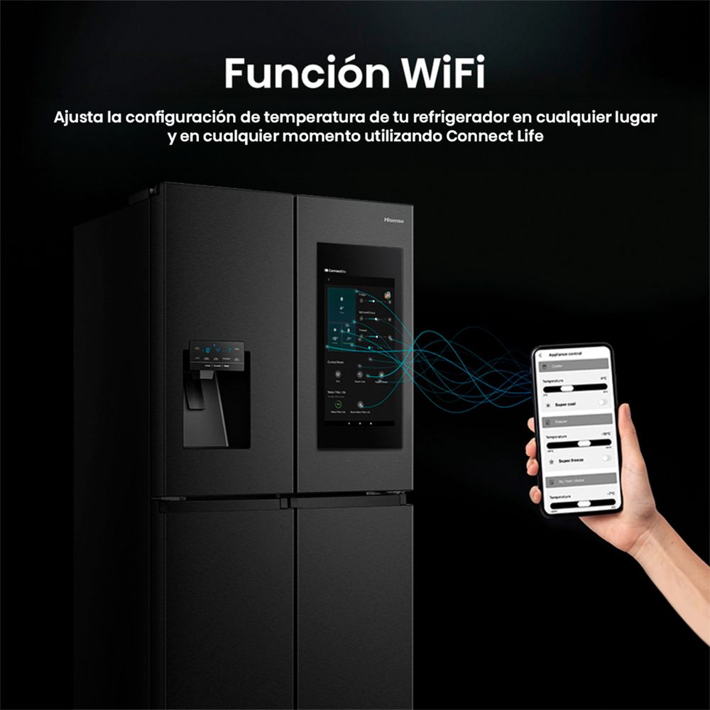 Refrigerador Cross Door Multidoor No Frost 577 Litros Negro RQ697HB, foto 10