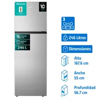 Refrigerador Top Freezer No Frost 246 Litros RT320NV