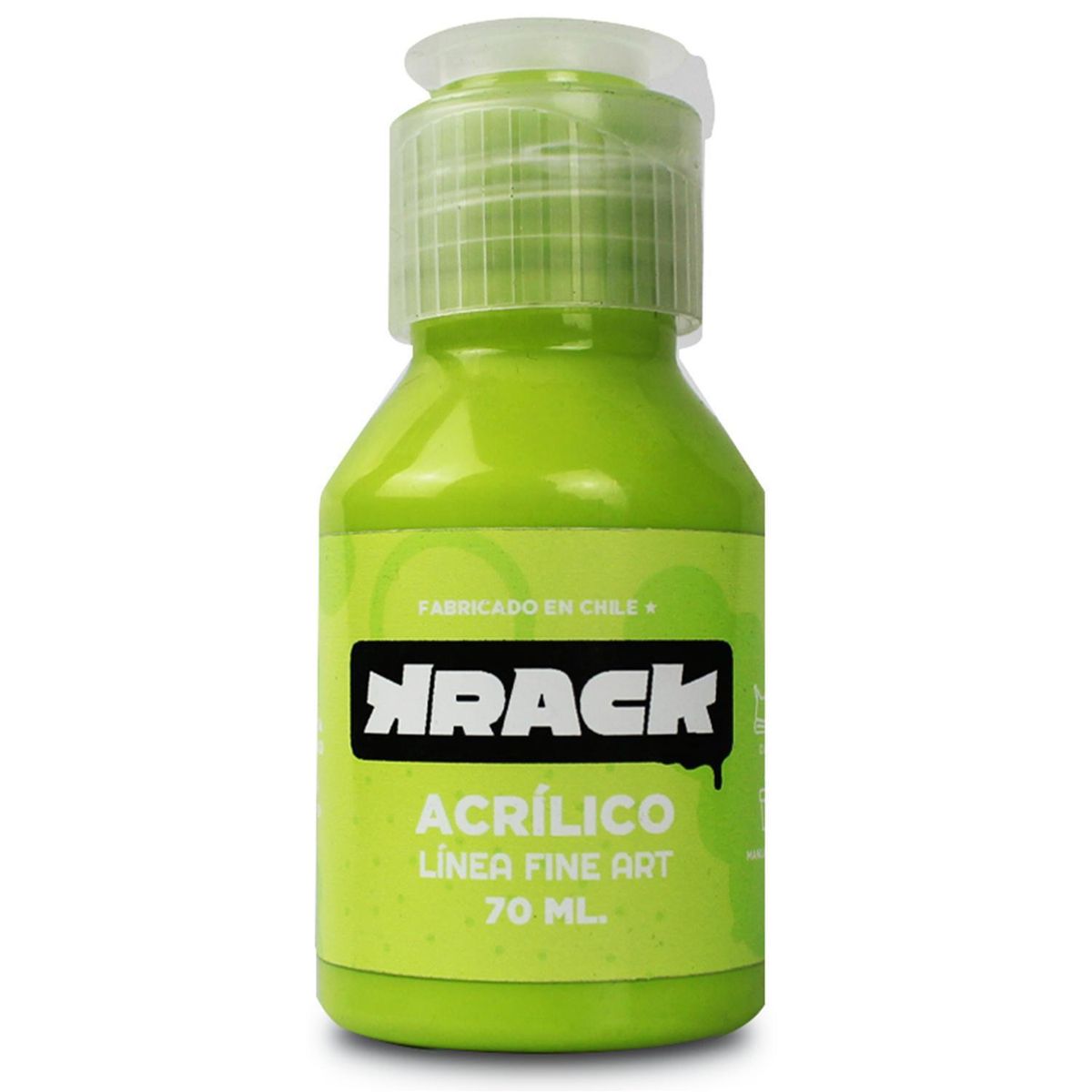 KRACK - Pintura Acrílica Verde Volantín 0.070 l