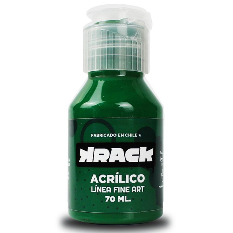 KRACK - Pintura Acrílica Verde Jungla 70 ml