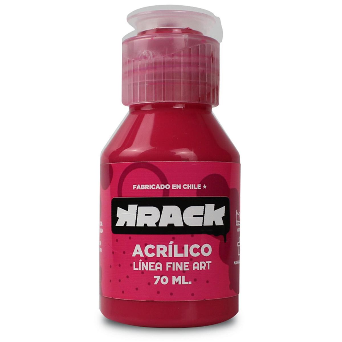 KRACK - Pintura Acrílica Fucsia Granadina 0.070 l