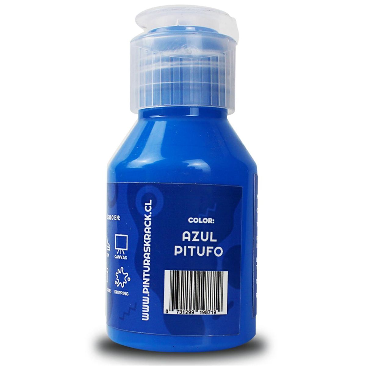KRACK - Pintura Acrílica Azul Pitufo 0.070 l
